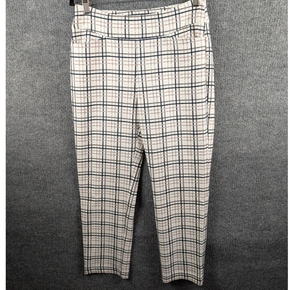 Acegolfs Womens Plaid Golf Pants UPF 50 Preppy Sporty Trousers Size M NEW